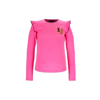B.Nosy B.Nosy - Longsleeve with Ruffles Tynna - Sugar Plum