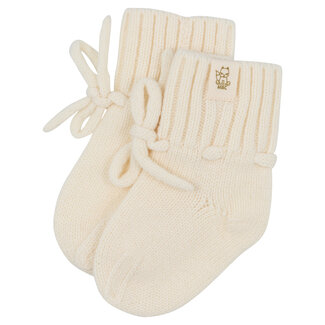 Moalie Moalie - Merinowol/Cashmere Slofjes - Cream