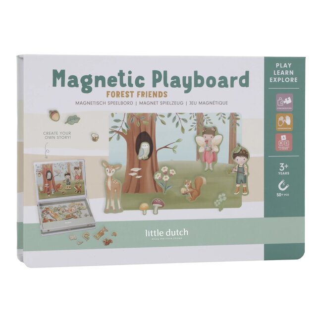 Little Dutch - Magnetisch Speelbord - Forest Friends