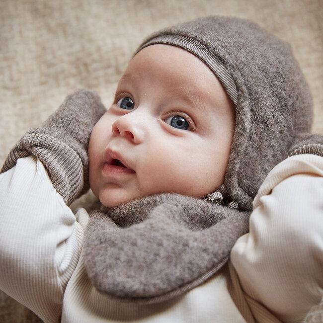 Maximo - Sjaal van Wol - Bruin