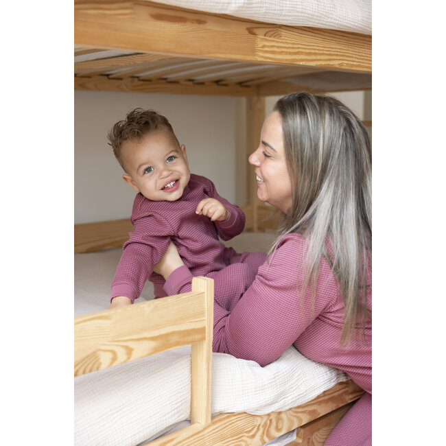 Feetje - Baby Pyjama Wafel - Berry - Family Edition