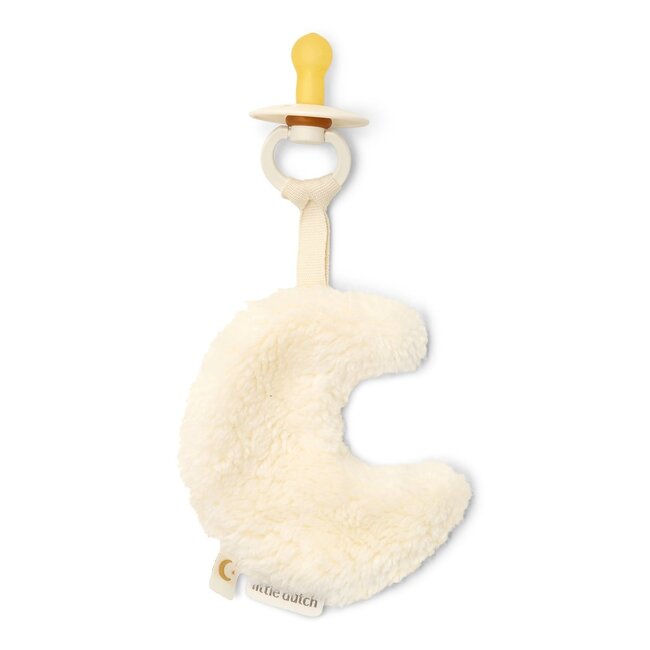 Little Dutch - Speendoekje Maan Wit - Newborn Naturals