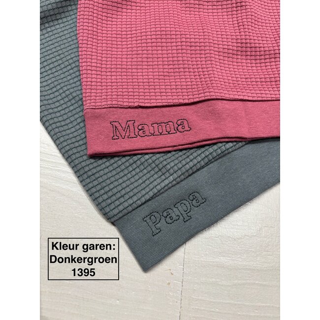 Feetje - Baby Pyjama Wafel - Sea Green - Family Edition