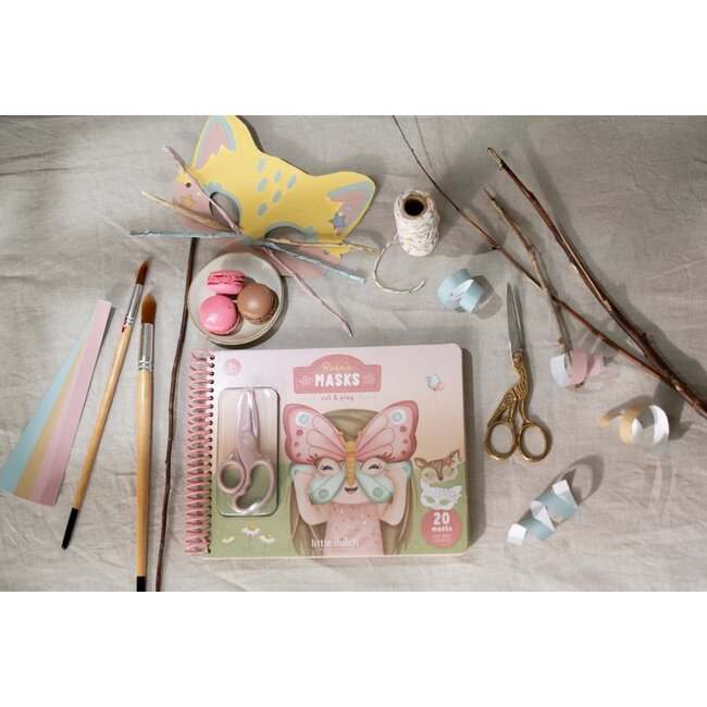 Little Dutch - Boekje met schaar Rosa