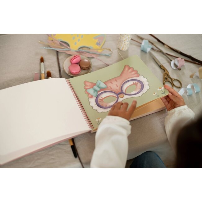 Little Dutch - Boekje met schaar Rosa