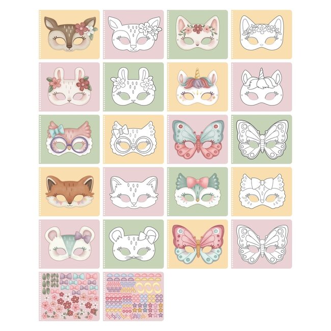 Little Dutch - Boekje met schaar Rosa