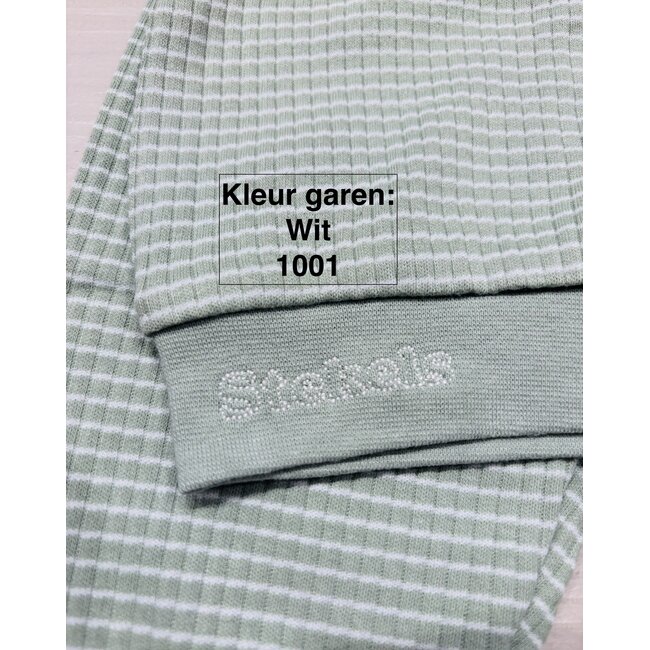 Feetje - Baby Pyjama Wafel - Groen Melange