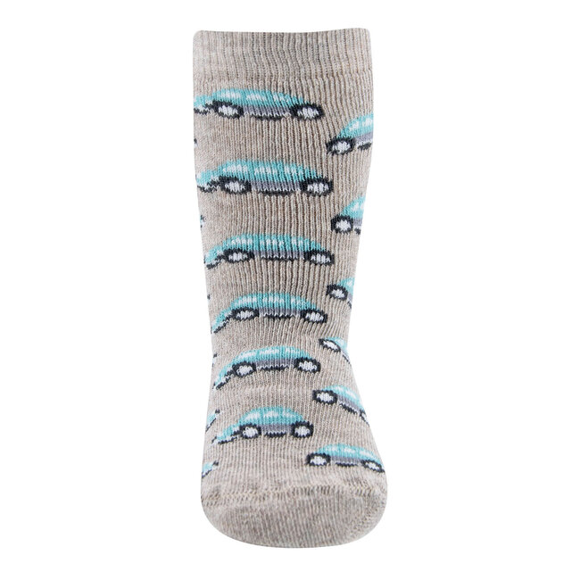 Ewers - Antislip Sokken Donker Beige Auto