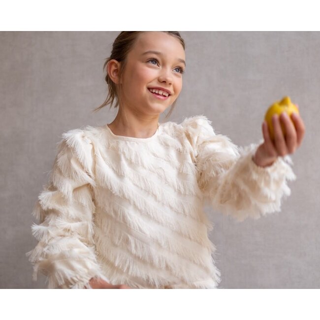 Like Flo - Fringes Blouse Ella - Cream