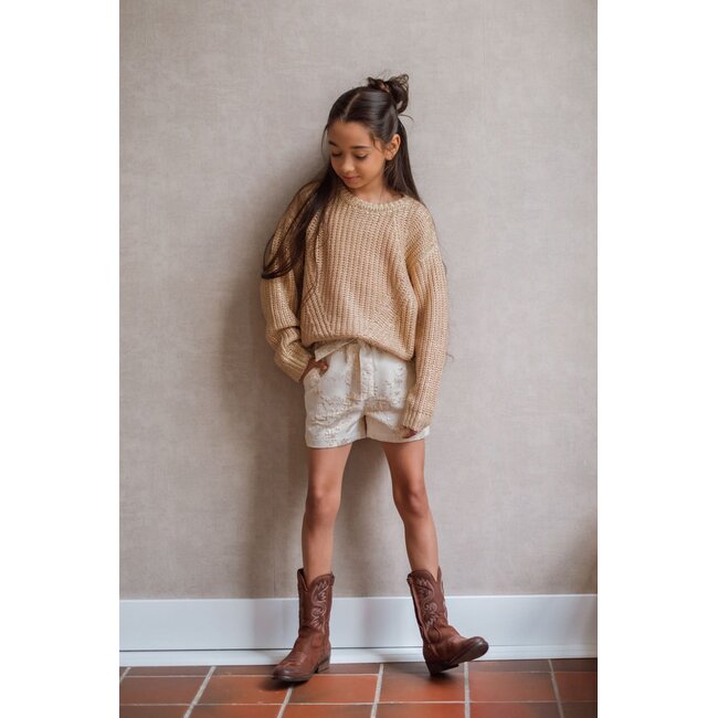 Like Flo - Heavy Coated Knit Djuna - Gold