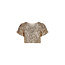 Le Chic - Festive Crop Top Elstree - Golden Glow