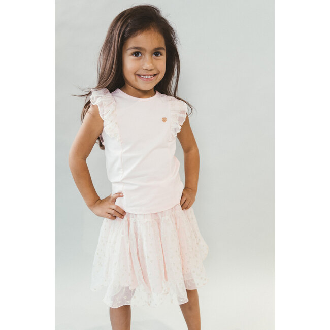 Le Chic - Ruffle Singlet Noppy - Pink Symphony