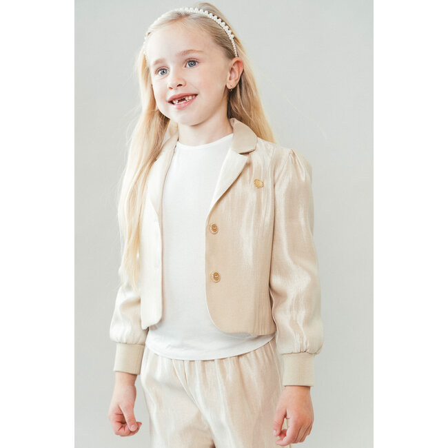 Le Chic - Foil T-shirt Nolly - Golden Glow