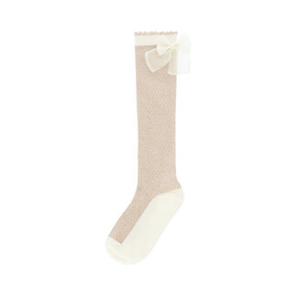 Le Chic Le Chic - Glitter Knee Sock Rhonda - Gold/Pearl