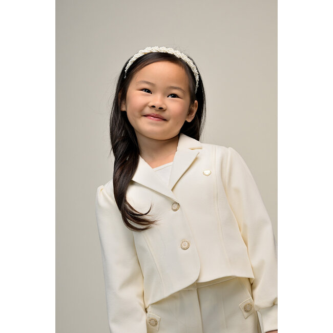 Le Chic - Pearly Braid Diadem Royal - Pearl