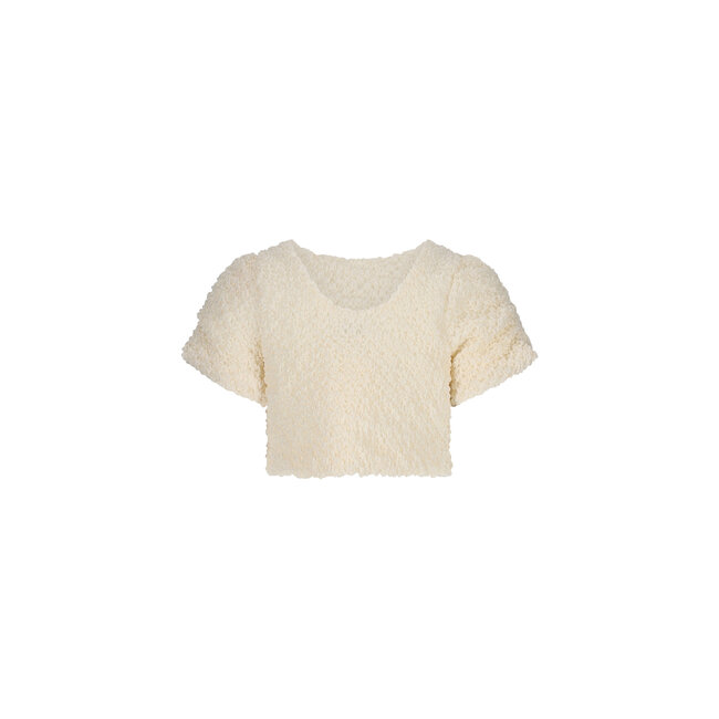 Le Chic - Festive Crop Top Elstree - Pearl