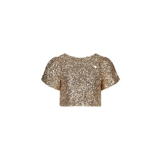Le Chic Le Chic - Festive Crop Top Elstree - Golden Glow