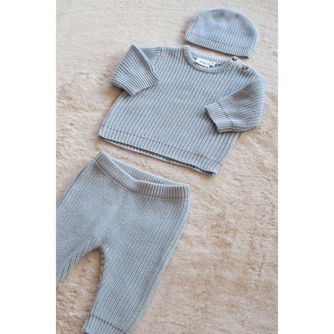 Feetje - Broek Gebreid Blauw - The Magic is in You