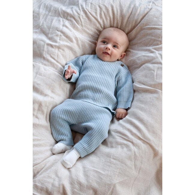 Feetje - Sweater Gebreid Blauw - The Magic is in You