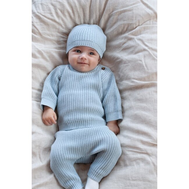 Feetje - Sweater Gebreid Blauw - The Magic is in You