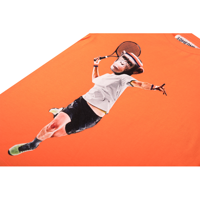 Someone - Shirt Backhand- Bright Orange