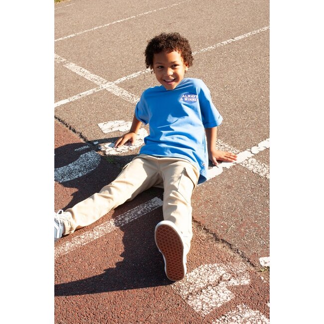 Sturdy - T-shirt Blauw - Run the Day