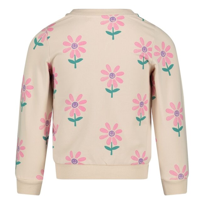 Jubel - Sweater AOP Offwhite - Rolling in to Spring