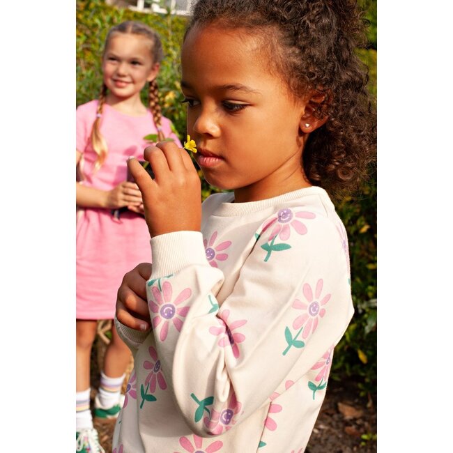 Jubel - Sweater AOP Offwhite - Rolling in to Spring