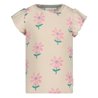 Jubel Jubel - T-shirt AOP Offwhite - Rolling in to Spring