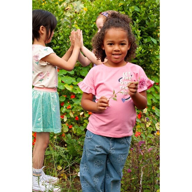 Jubel - T-shirt Roze - Rolling in to Spring