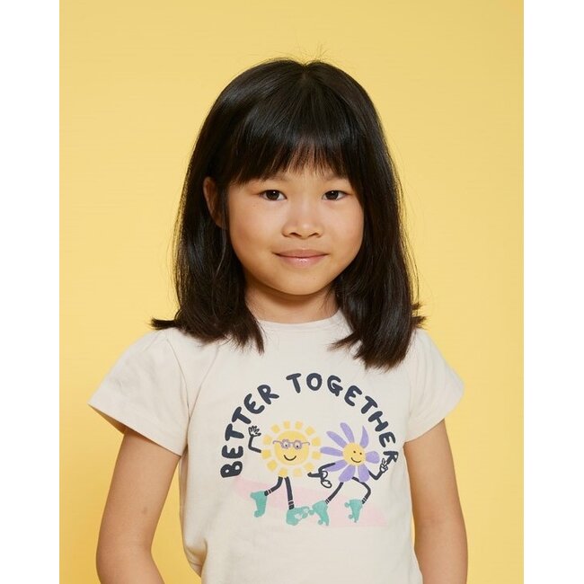 Jubel - T-shirt Offwhite - Rolling in to Spring