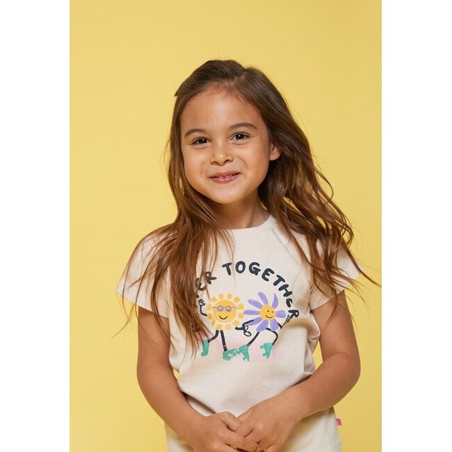 Jubel - T-shirt Offwhite - Rolling in to Spring