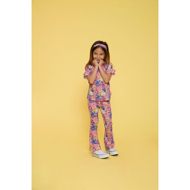 Jubel - T-shirt AOP Roze - Rolling in to Spring