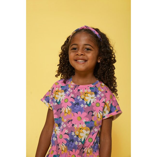 Jubel - Haarband AOP Roze - Rolling in to Spring