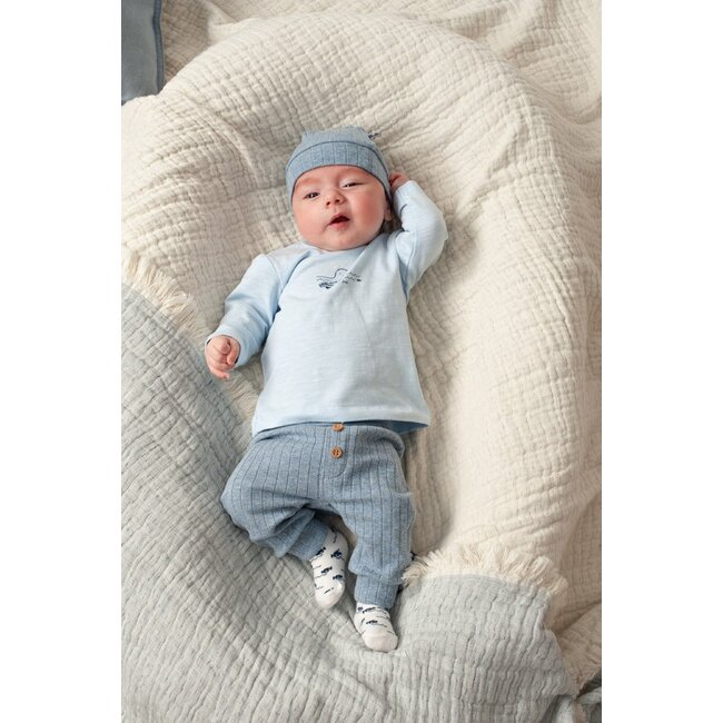 Feetje - Longsleeve Blauw - Blue Ocean