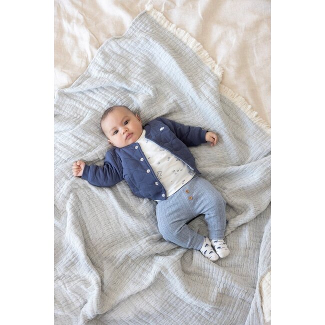 Feetje - Longsleeve AOP Offwhite - Blue Ocean