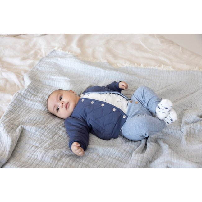 Feetje - Longsleeve AOP Offwhite - Blue Ocean