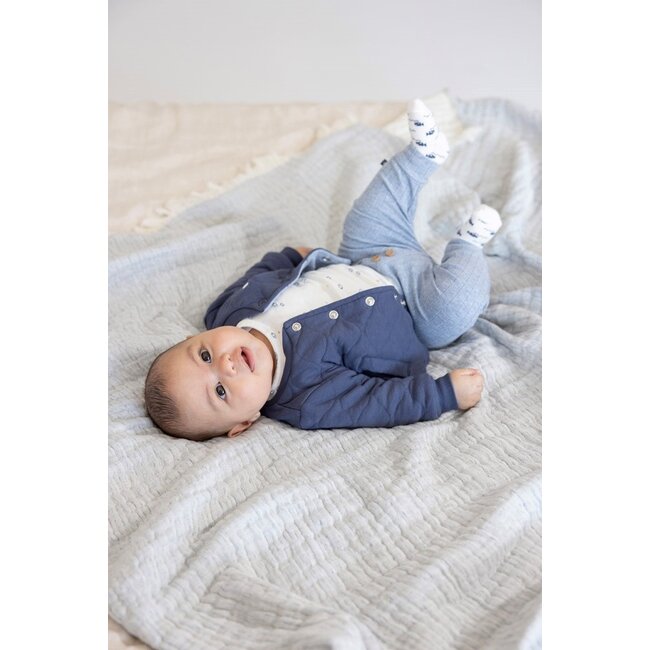 Feetje - Longsleeve AOP Offwhite - Blue Ocean