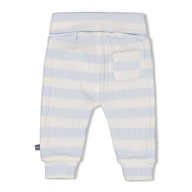 Feetje - Broek Rib met Streep Blauw - Blue Ocean