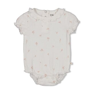 Feetje Feetje - Romper Crinkle AOP Offwhite - Delicate Flower