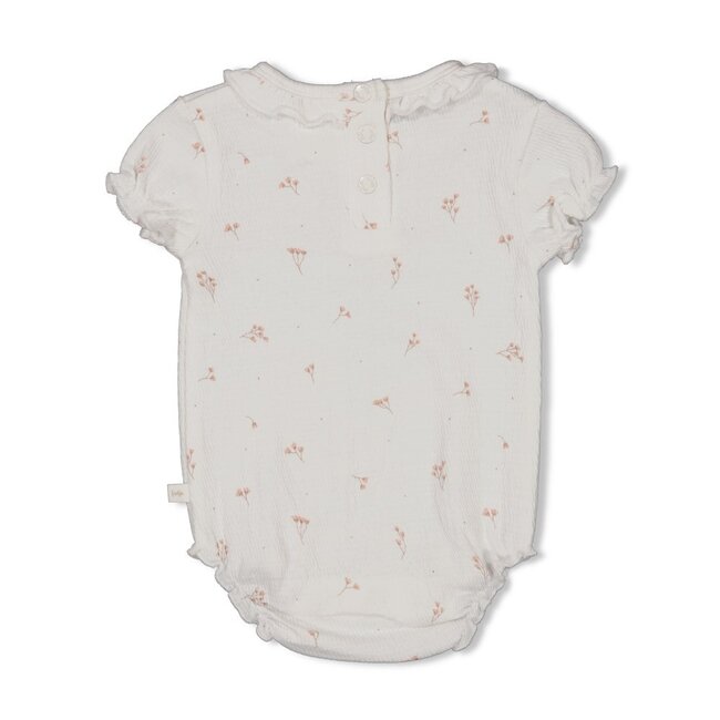 Feetje - Romper Crinkle AOP Offwhite - Delicate Flower