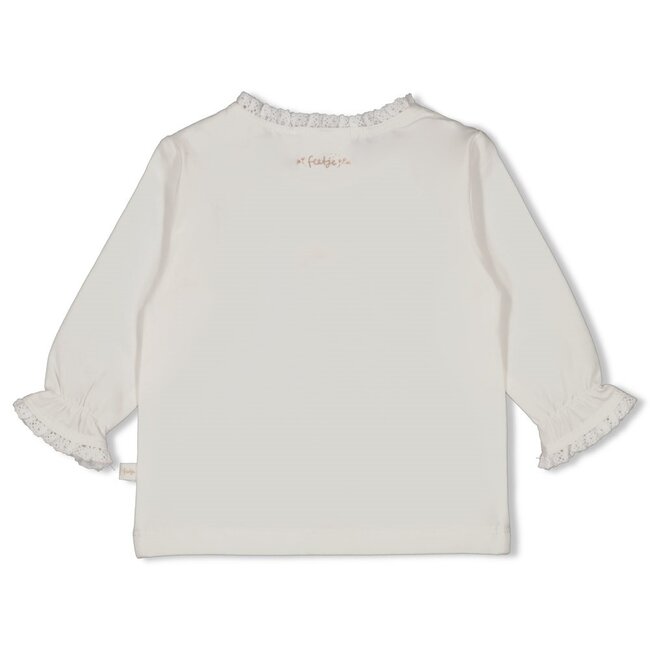 Feetje - Longsleeve Offwhite - Delicate Flower