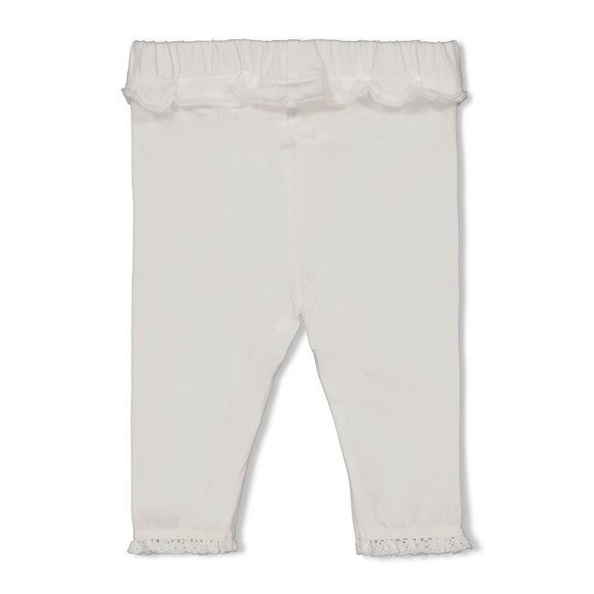 Feetje - Legging / Broek Offwhite - Delicate Flower