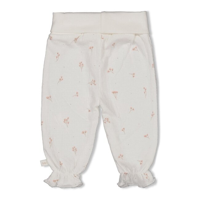Feetje - Broek Crinkle AOP Offwhite - Delicate Flower