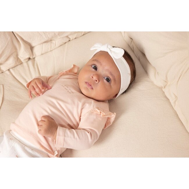 Feetje - Haarband Crinkle AOP Offwhite - Delicate Flower
