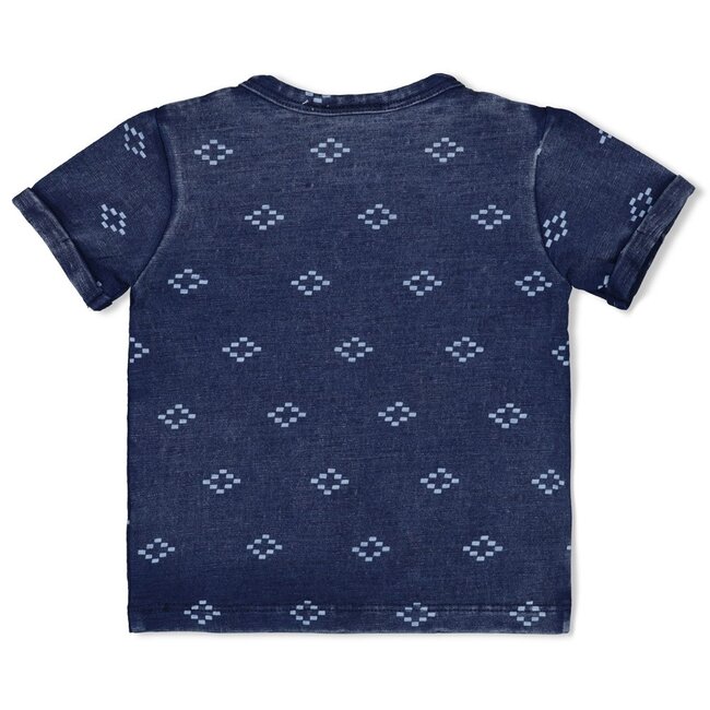 Feetje - T-shirt AOP Indigo - Sssiesta