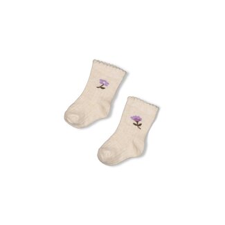 Feetje Feetje - Sokken Offwhite Melange - Flower Ranch