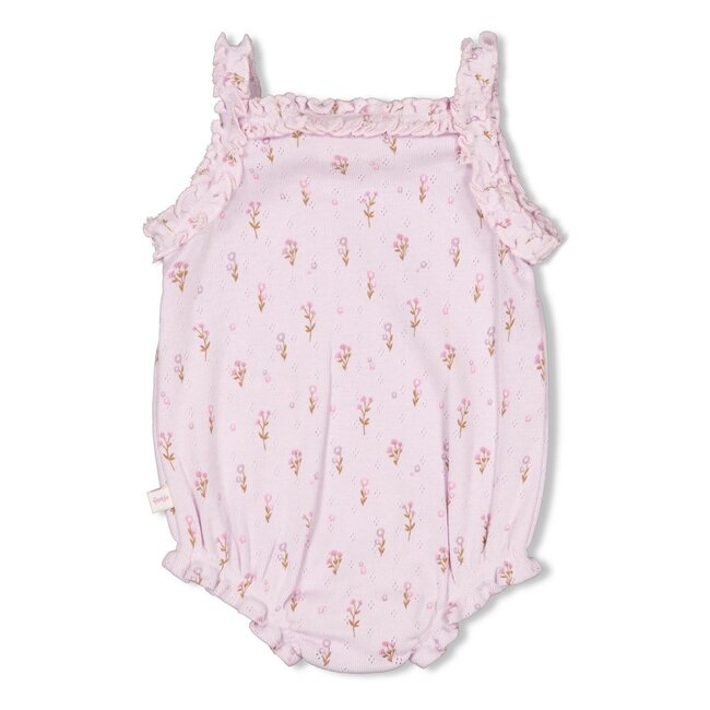 Feetje - Romper Pointelle Rib AOP Lila - Flower Ranch