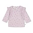 Feetje - Longsleeve Pointelle Rib AOP Lila - Flower Ranch