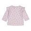 Feetje - Longsleeve Pointelle Rib AOP Lila - Flower Ranch